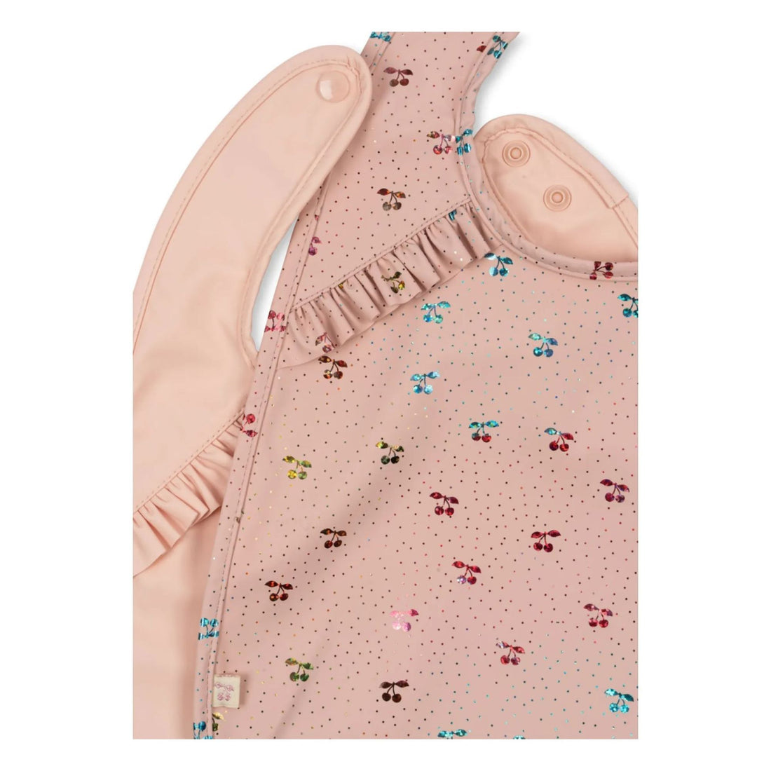 Lot de 2 bavoirs repas cerises - Konges Slojd