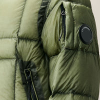 Doudoune à capuche matelassé agave vert  CP Company H26
