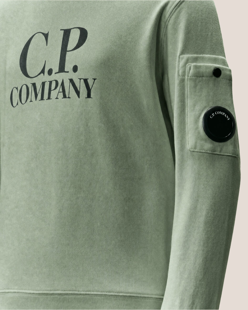 Sweat-shirt vert agave garçon CP Company H26
