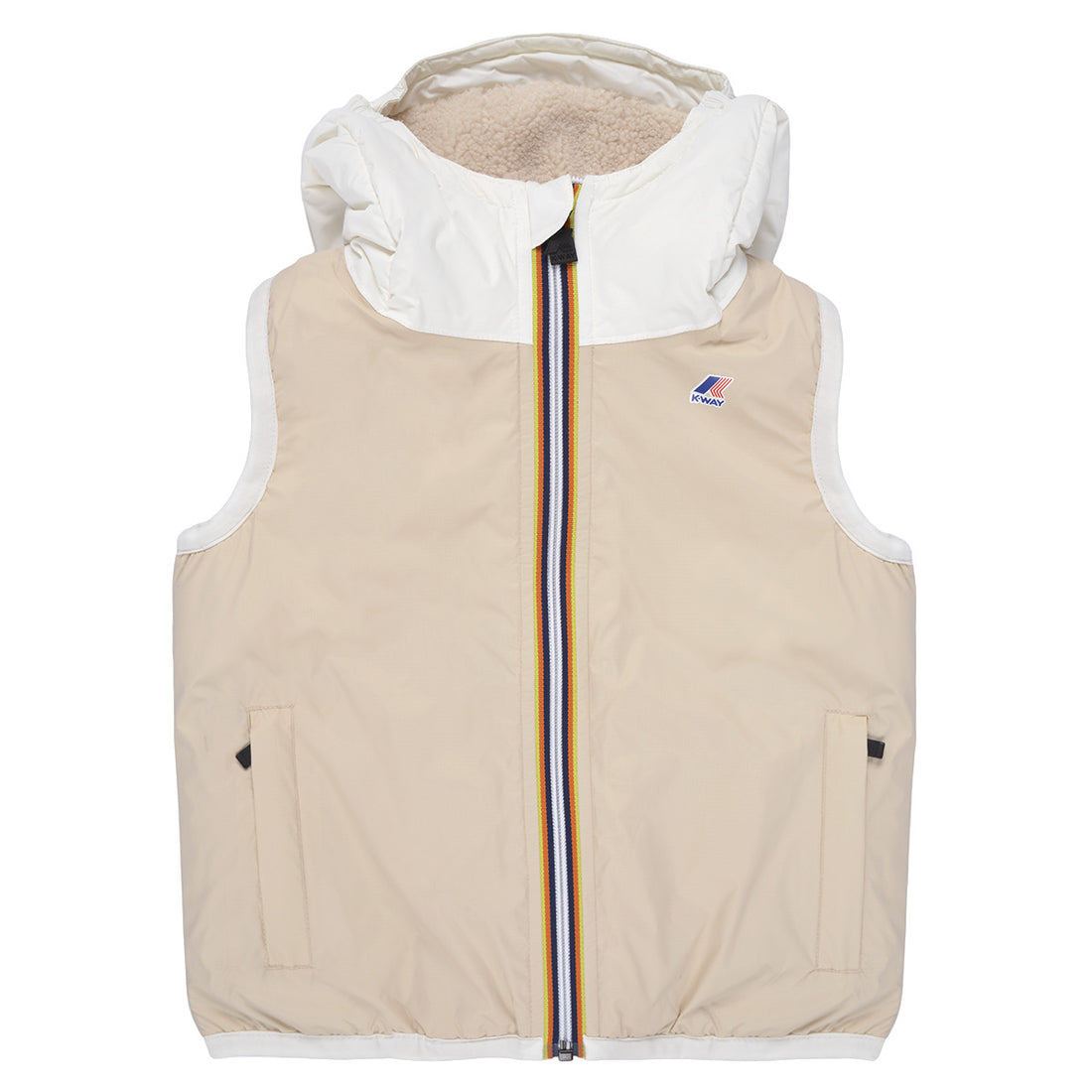 Veste sans manche le vrai 3.0 Orlan orsetto beige mixte K-Way