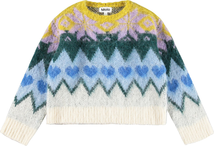 Pull Glenda Multicolores fille Molo H25