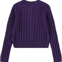 Cardigan violet Gloria fille Molo H25