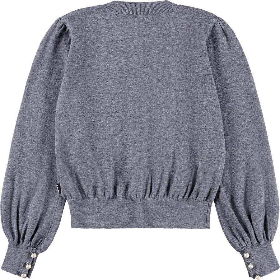 Cardigan Gris Guinevere fille Molo H25