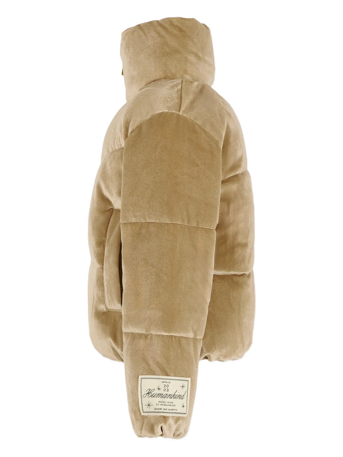 Doudoune Havi Velours Beige fille Molo H25