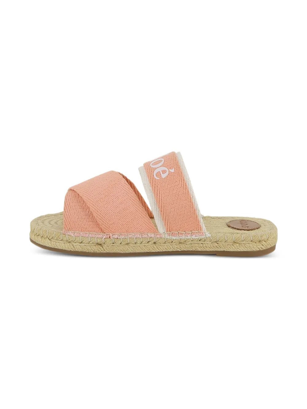 Sandales à brides denim rose Fille Chloé E26