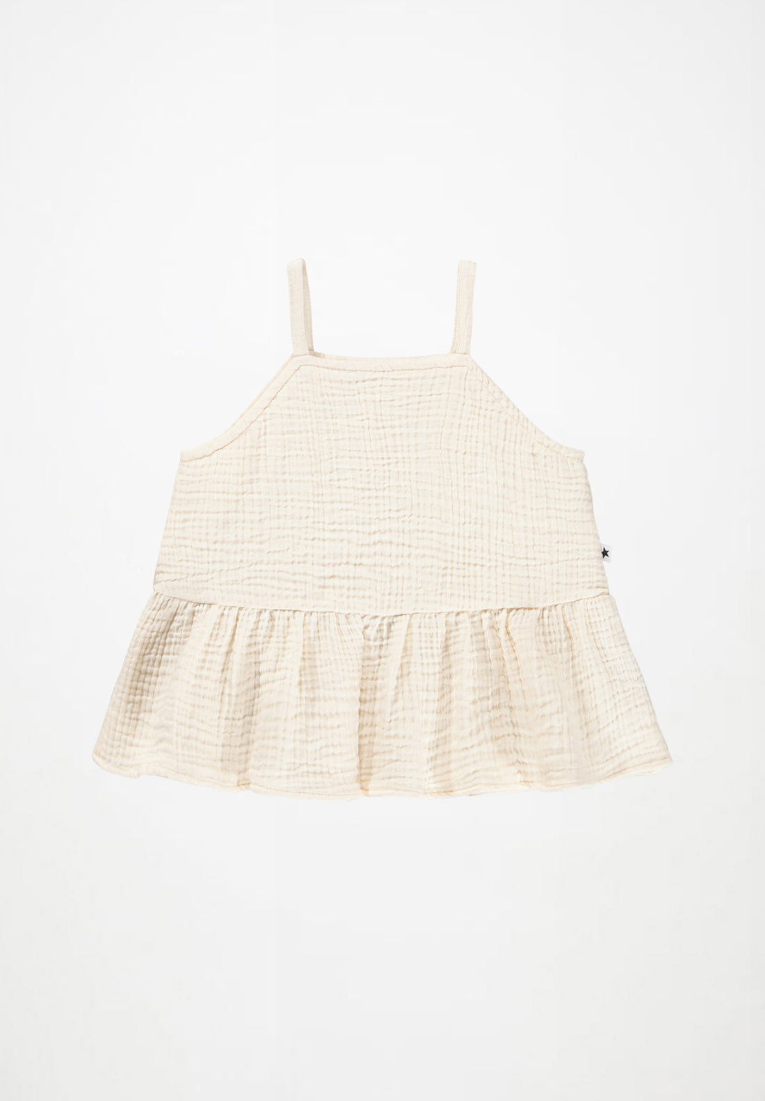 Ensemble débardeur et short en coton blanc babygirl Molo E26