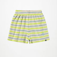 Short en éponge à rayures vert et bleu babyboy Molo E26