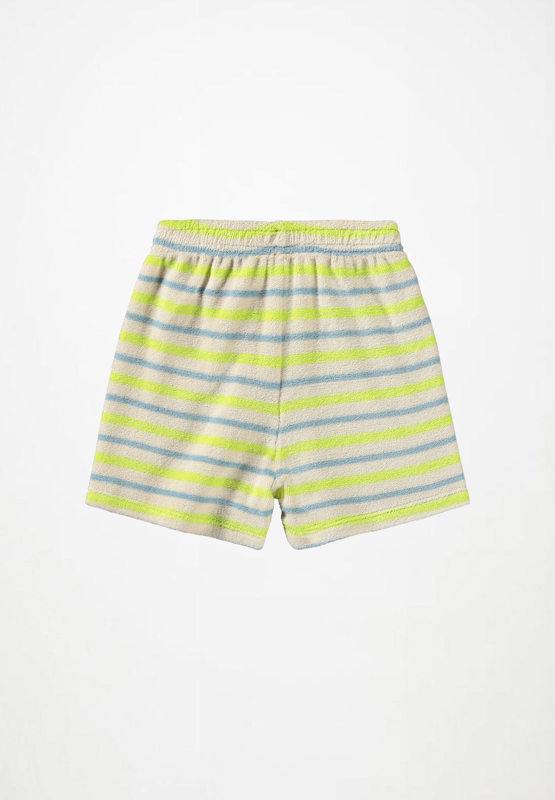 Short en éponge à rayures vert et bleu babyboy Molo E26