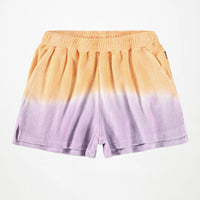 Ensemble de débardeur et short en éponge orange et violet fille Molo E26