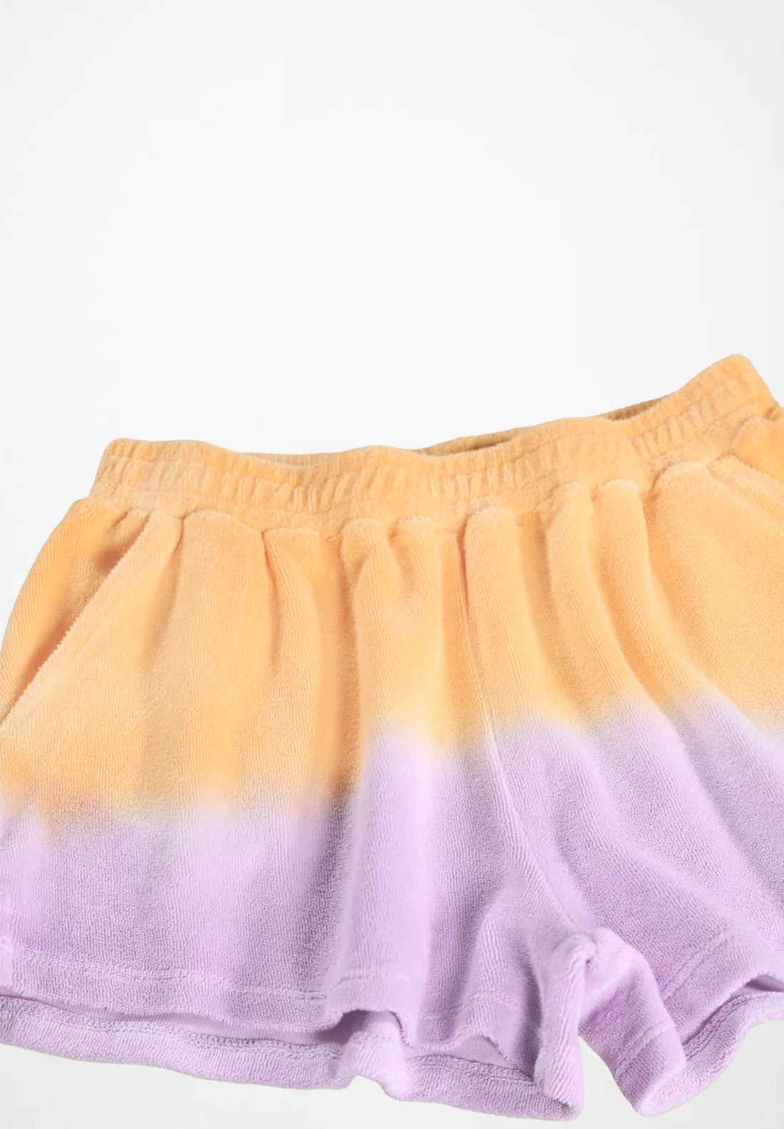 Ensemble de débardeur et short en éponge orange et violet fille Molo E26