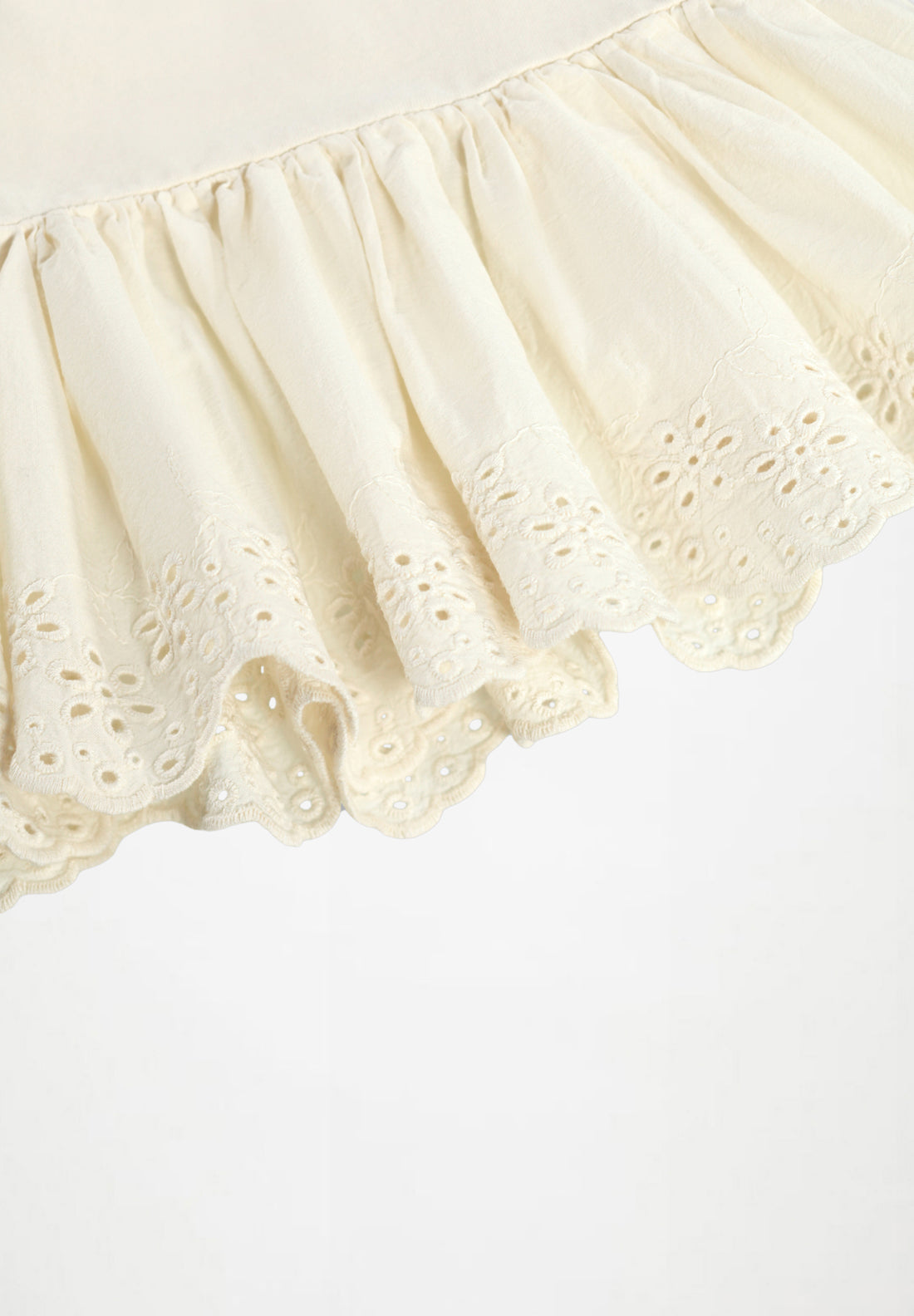 Débardeur blanc cassé fille Molo E26