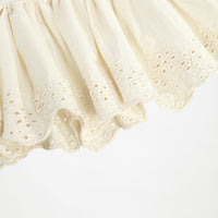 Débardeur blanc cassé fille Molo E26