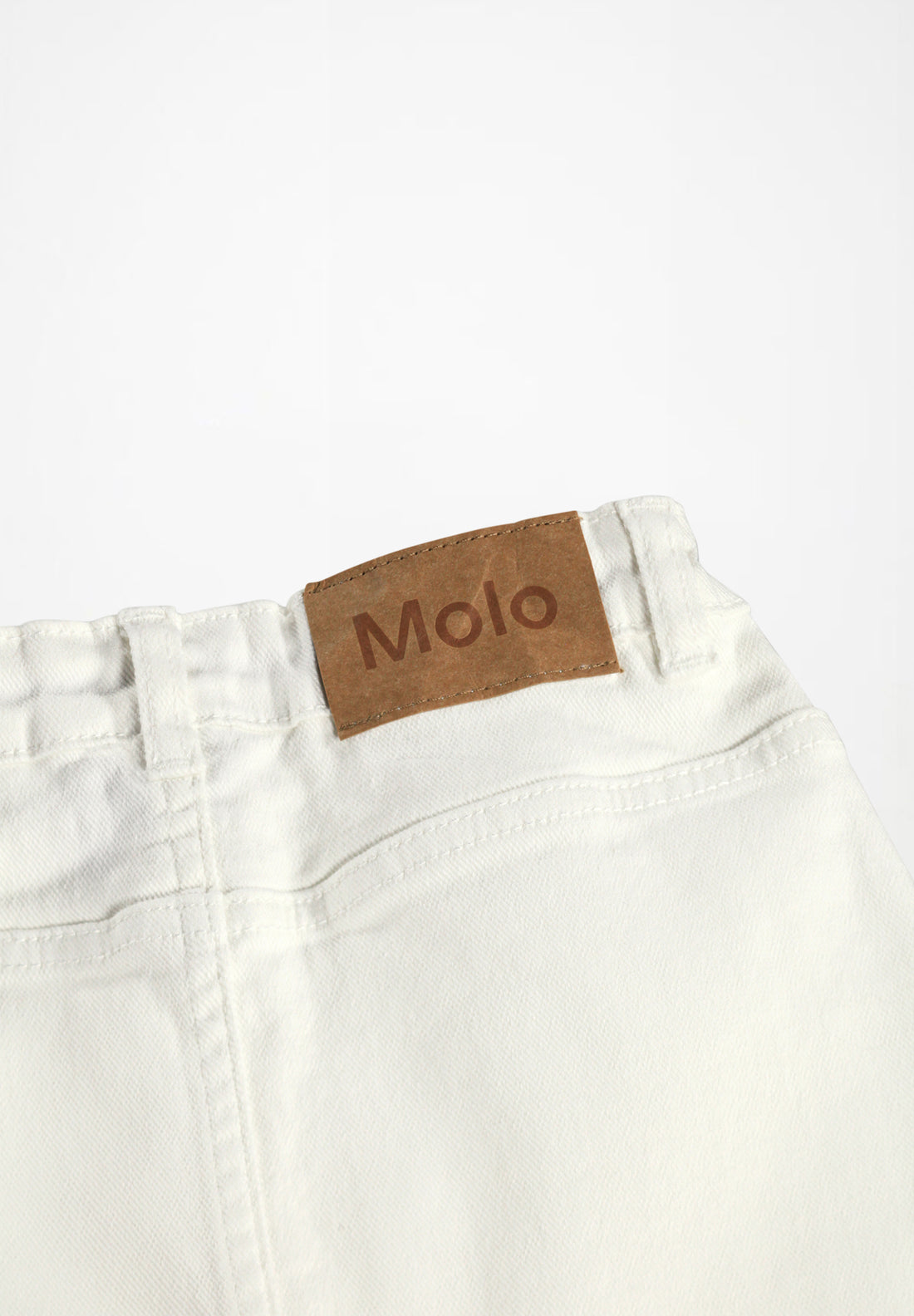 Jupe en jean blanche fille Molo E26