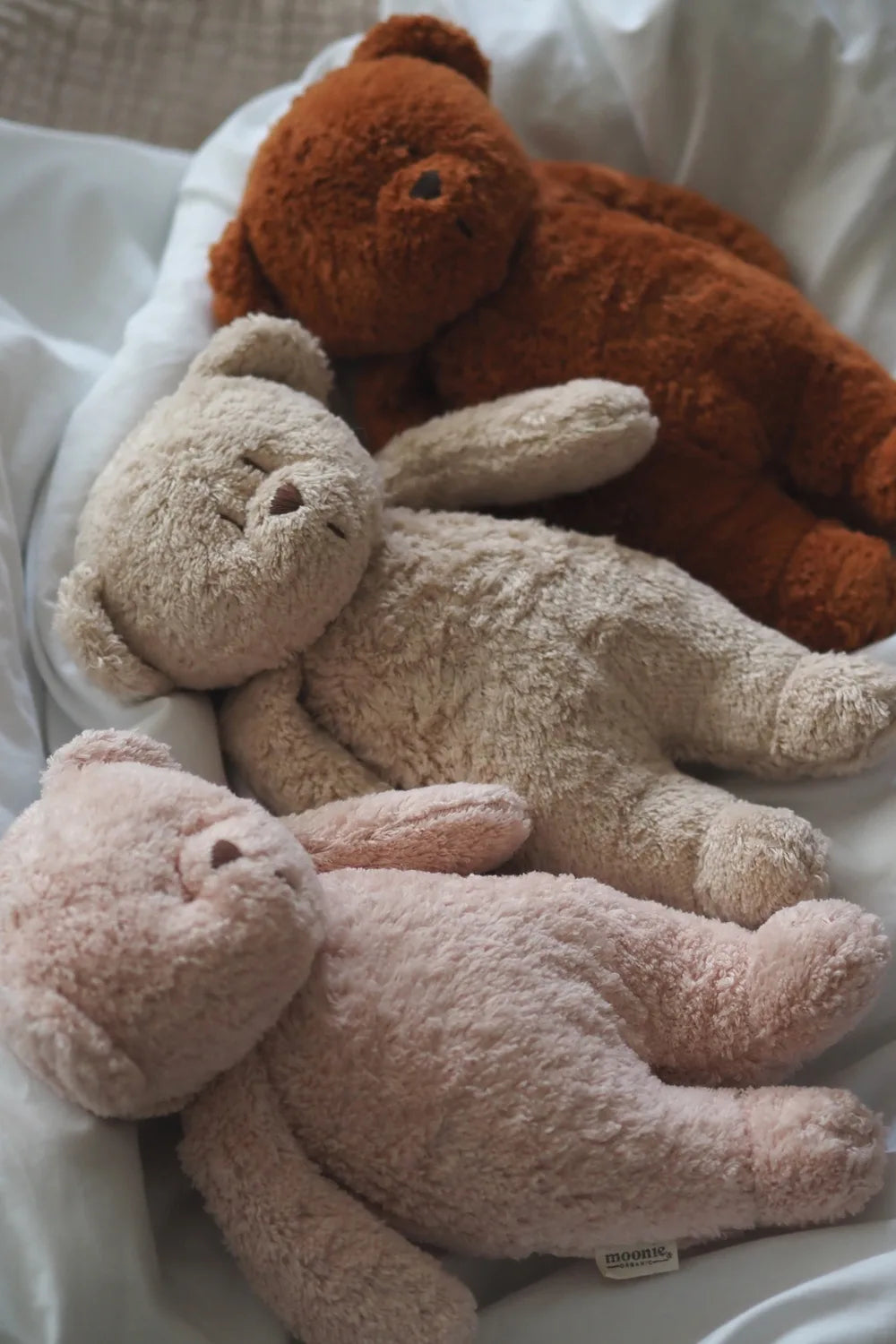 Peluche Moonie en coton bio - Caramel BB&Co