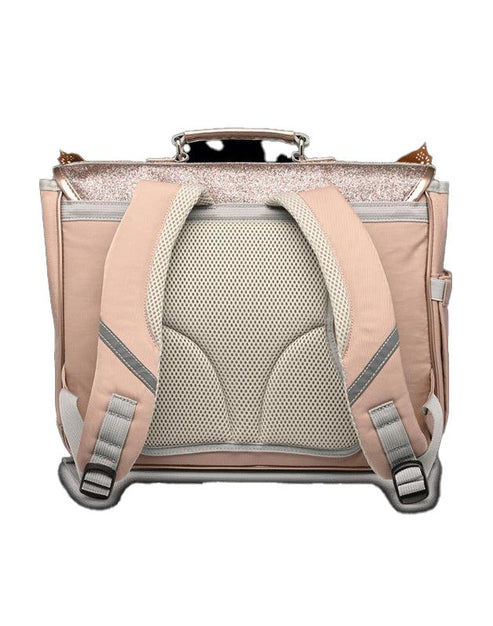 Cartable Moyen froufrous paillettes cuivre Caramel & Cie