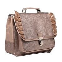 Petit Cartable froufrous paillettes cuivre Caramel & Cie