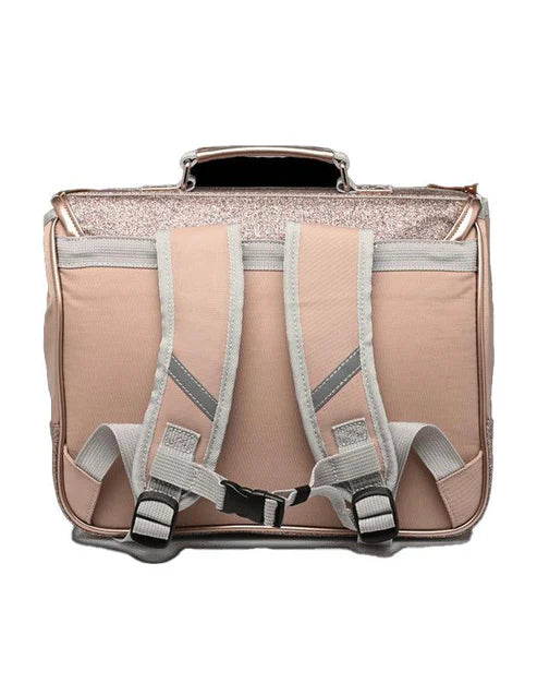 Petit Cartable froufrous paillettes cuivre Caramel & Cie