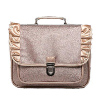 Petit Cartable froufrous paillettes cuivre Caramel & Cie
