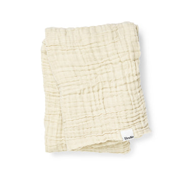 Couverture en coton froissé -Vanila White- Elodie Details