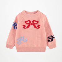 Ensemble cardigan et pantalon noeuds babygirl Molo H26