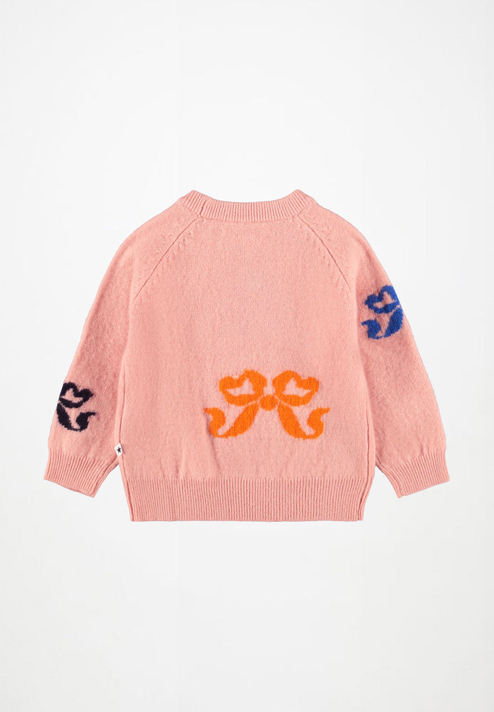 Ensemble cardigan et pantalon noeuds babygirl Molo H26