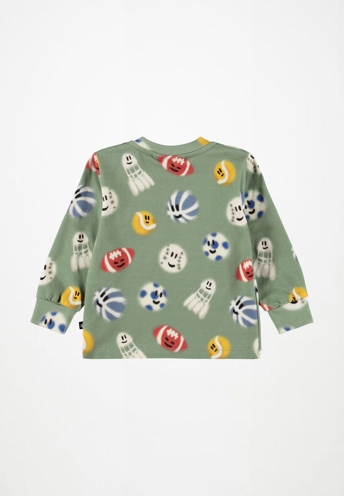 Ensemble t-shirt à manches longues et pantalon Eloy cutie balls babyboy Molo H26