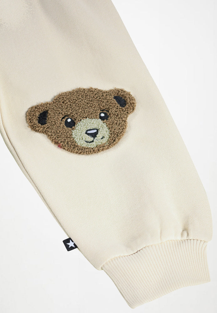 Ensemble sweat-shirt et pantalon white noise babyboy Molo H26