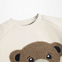 Ensemble sweat-shirt et pantalon white noise babyboy Molo H26
