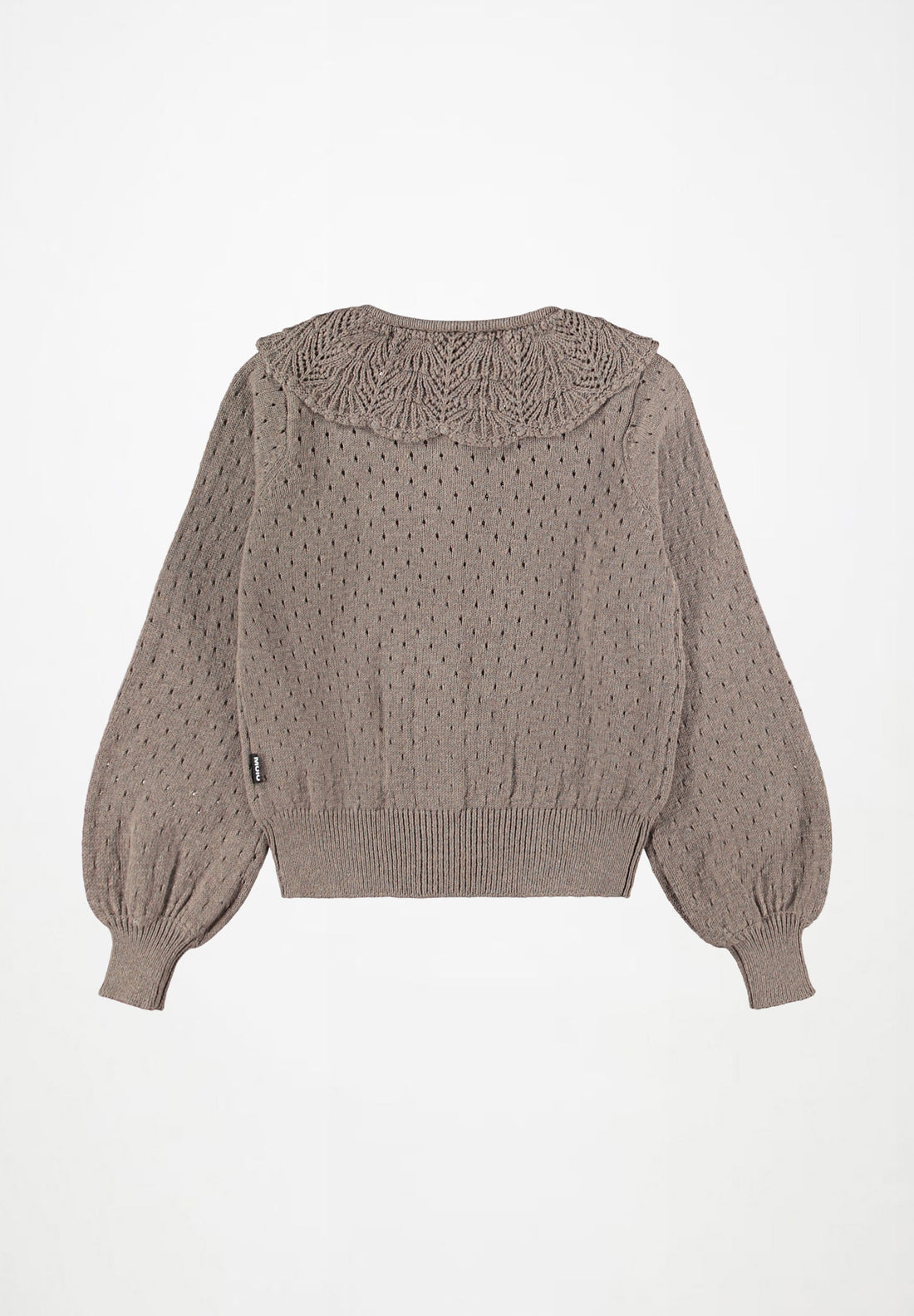 Cardigan marron clair fille Molo H26