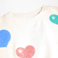 Sweat-shirt avec motifs blanc fille Molo H26