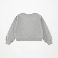 Sweat-shirt avec motifs gris fille Molo H26