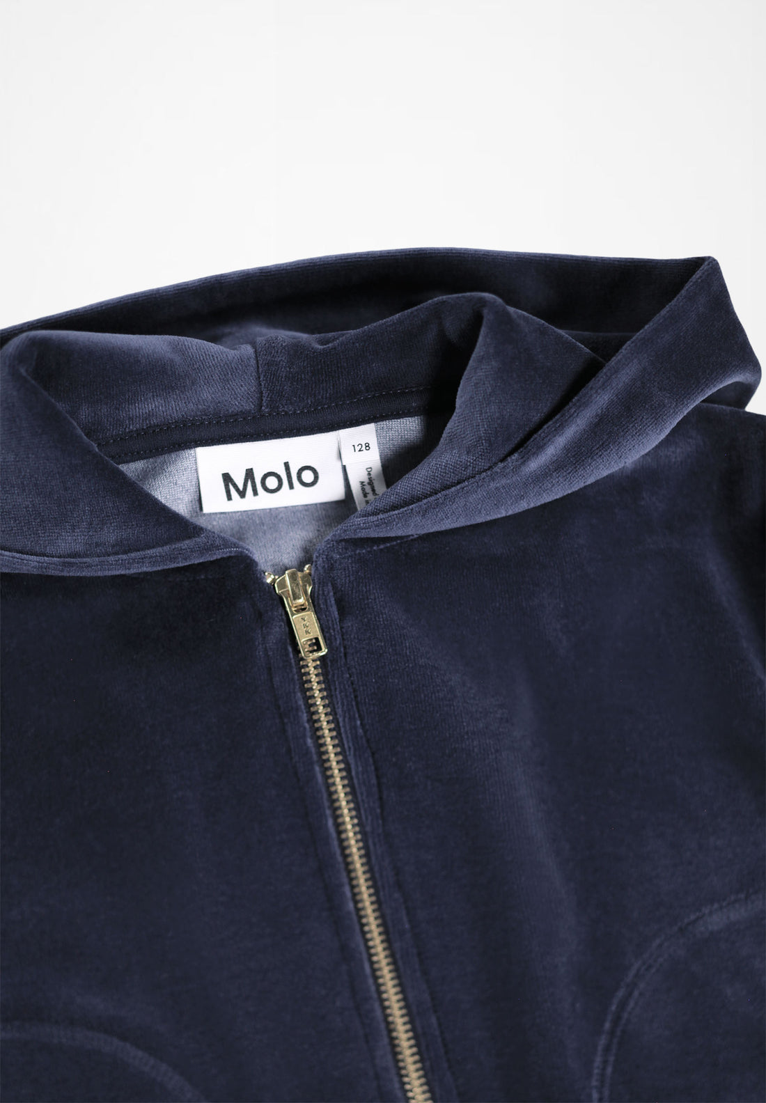 Ensemble sweat-shirt zippé et pantalon navy fille Molo H26
