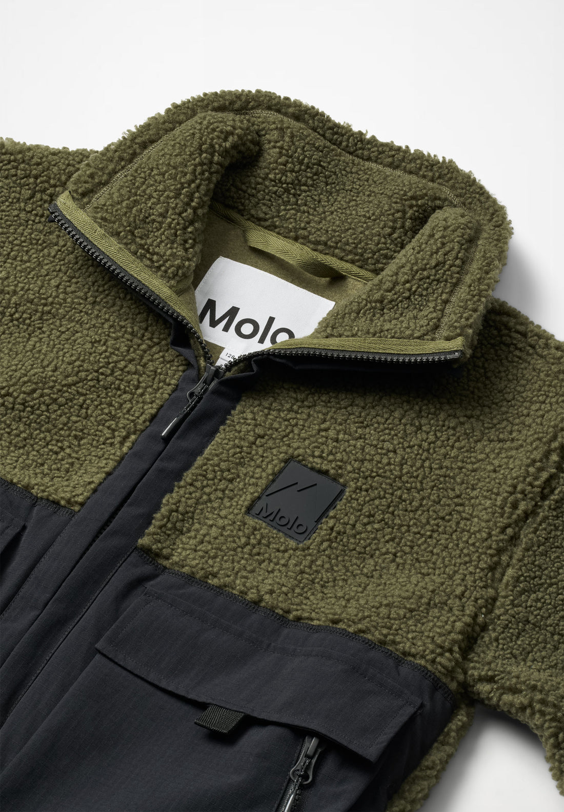 Veste polaire kaki garçon Molo H26