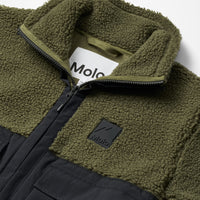 Veste polaire kaki garçon Molo H26