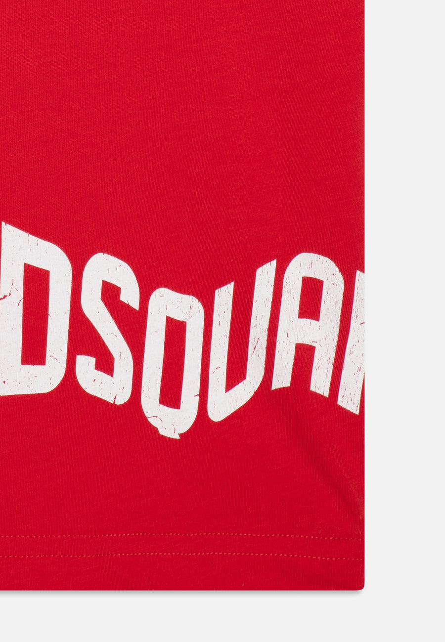 Tee-Shirt Rouge garçon - Dsquared2 E24