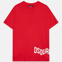 Tee-Shirt Rouge garçon - Dsquared2 E24