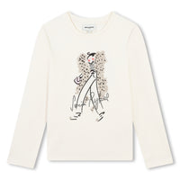 Tee Shirt craie Fille Sonia Rykiel 