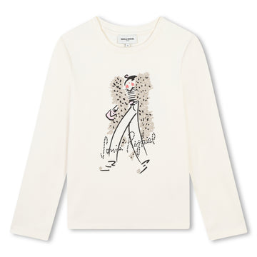 Tee Shirt craie Fille Sonia Rykiel 