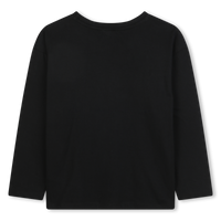 Tee Shirt noir strass Fille Sonia Rykiel H25
