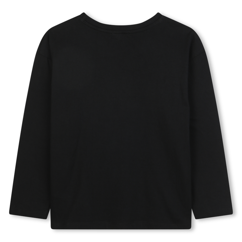 Tee Shirt noir strass Fille Sonia Rykiel H25