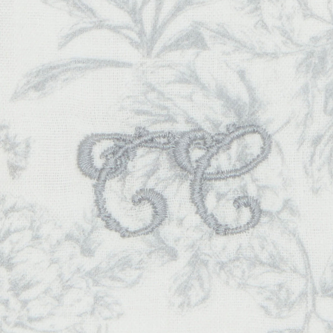 Housse de carnet de santé Toile de Jouy gris unisexe Tartine et Chocolat