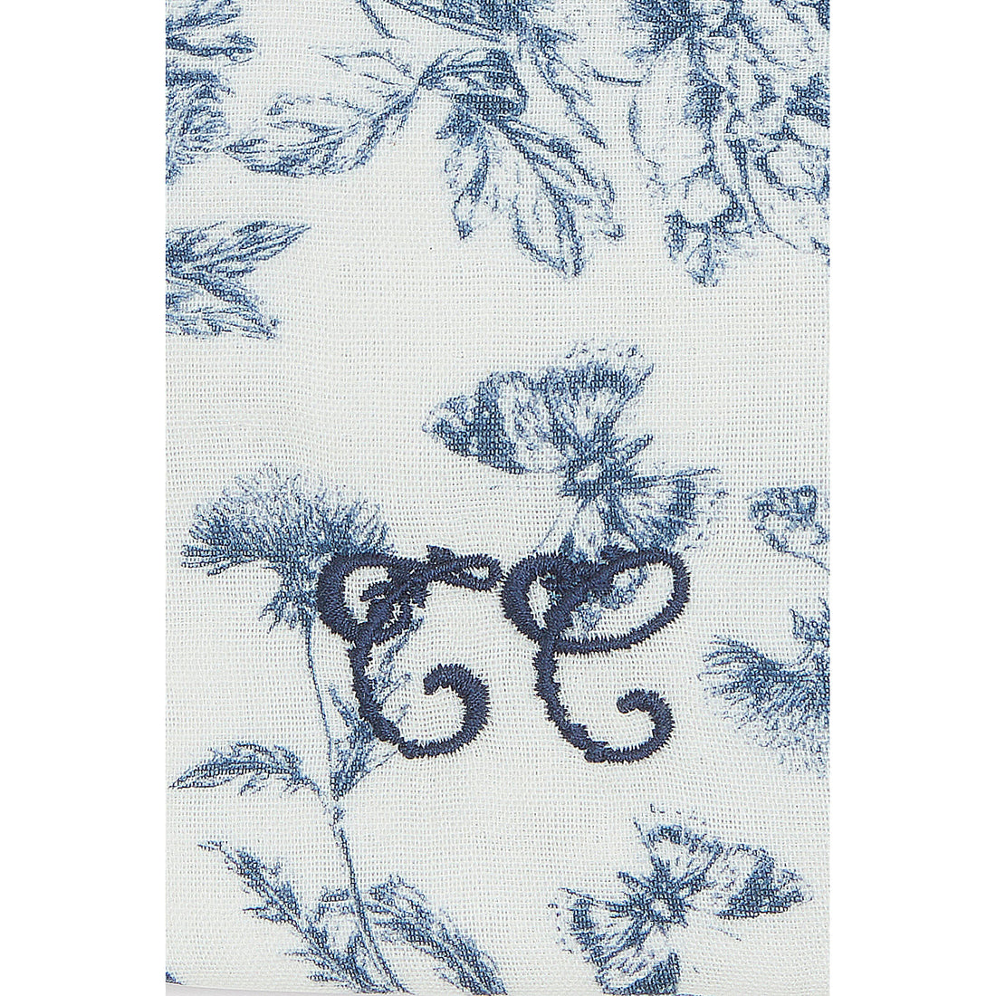 Housse de carnet de santé Toile de Jouy bleu unisexe Tartine et Chocolat