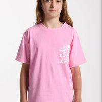 Tee-Shirt Sonics Pink Fille Bisous Skateboards E26