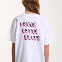 Tee-Shirt X3 Pink mixte Bisous Skateboards E26