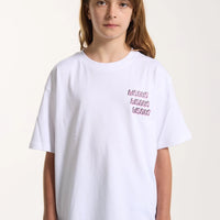 Tee-Shirt X3 Pink mixte Bisous Skateboards E26