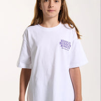Tee-Shirt Grease violet mixte Bisous Skateboard E26