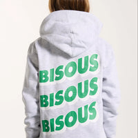 Sweat zippé à capuche Sonics Sport Grey mixte - Bisous Skateboards E26