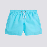 Short maillot bleu iconic taffeta garçon Sundek E26