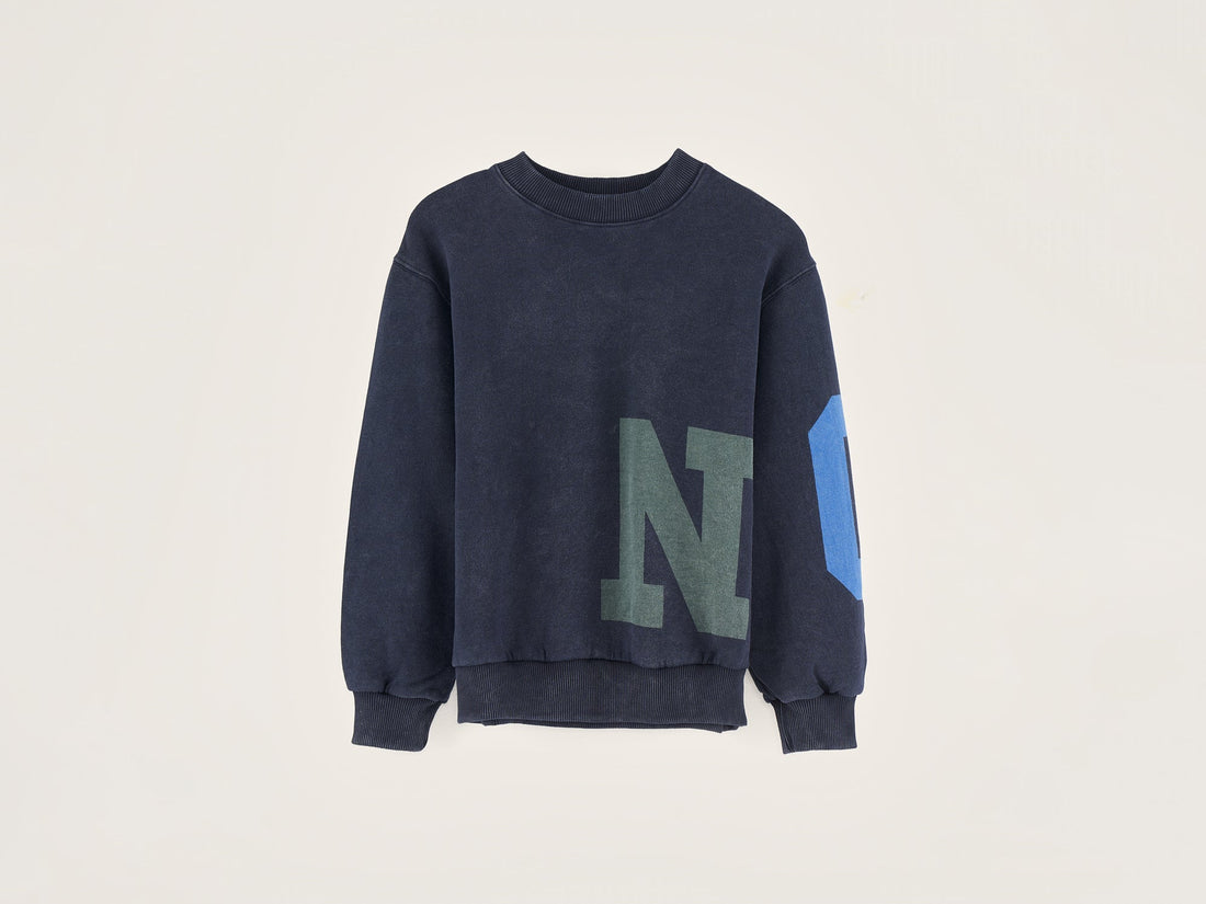 Sweat-shirt Chami marine garçon Bellerose 