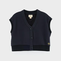 Pull sans manches marine Jasmy fille Bellerose H25